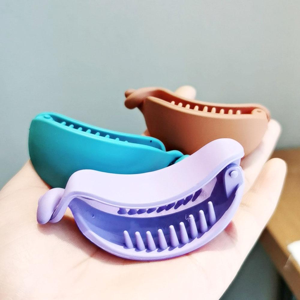 Kẹp Tóc Hình Quả Chuối Lấp Lánh Thanh Lịch Cho Nữ