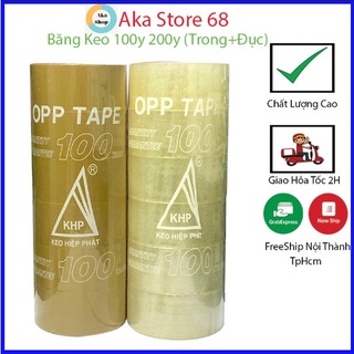 Băng keo 100yard - băng keo 200yard - băng dính 100yard - băng dính 200y - băng keo trong - băng keo đục- băng dính