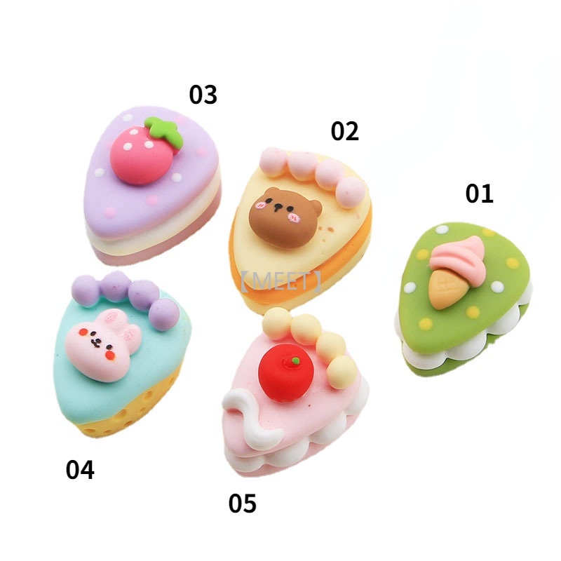 1 Túi Bánh Tam Giác Ba Chiều Bằng Nhựa Resin Thủ Công DIY