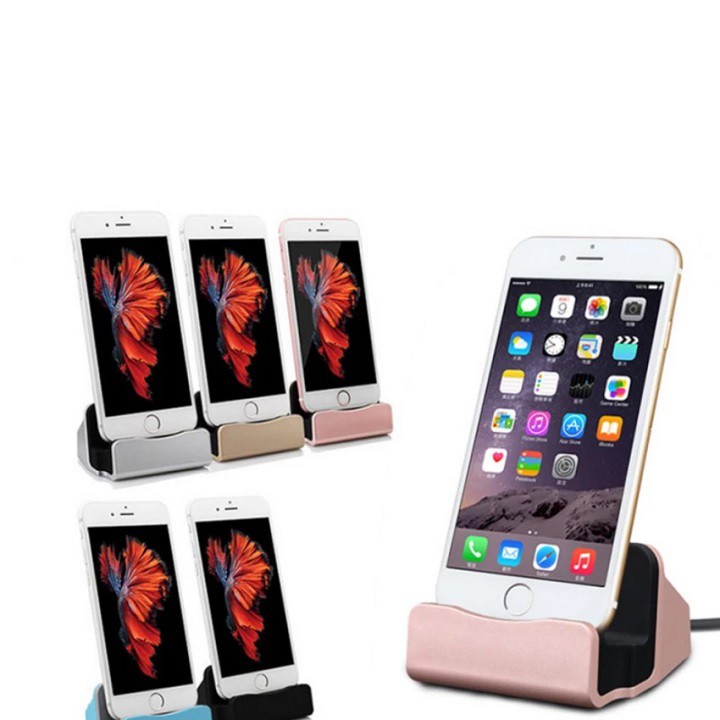 Dock sạc kiêm giá đỡ đa năng dùng cho iPhone 5/5S/6/6S/6 Plus/6S PLUS - Dock sạc iphone - Giá đỡ iphone