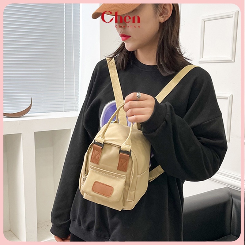 Balo nữ mini ChenHua balo vải thời trang ulzzang đi chơi du lịch đẹp BL83