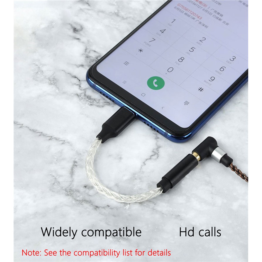Dây Cáp Chuyển Đổi Âm Thanh Loại C Sang 3.5 Cho Huawei Meizu Jm04Pro Realtek Alc5686 Dac