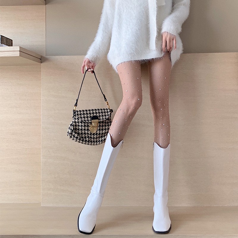 Sexy slim fishnet socks, pants, socks and thin leg socks for women are hot in South Korea