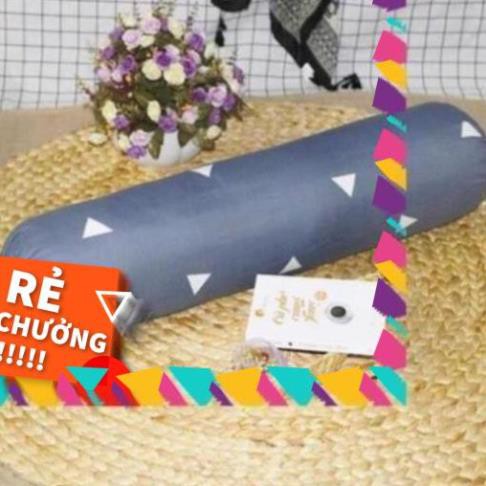 D 1 chiếc vỏ gối ôm poly cotton người lớn kích thước 35x105cm được chọn mẫu