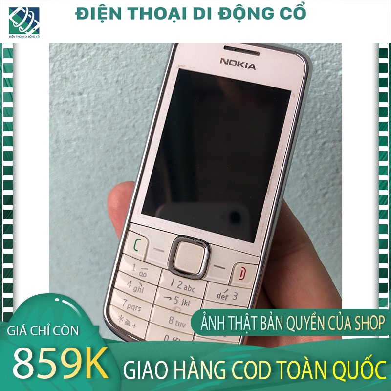 【CÓ CLIP】Điện thoại cổ NOKIA 3208C TRẮNG Huyền Thoại Zin Nguyên Bản Tặng Kèm Pin Và Sạc-BH 12 tháng 1 đổi 1 tháng đầu ti