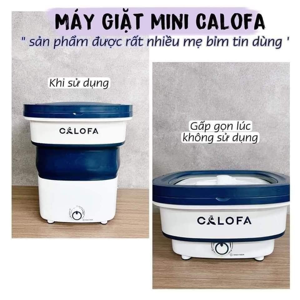 Máy giặt mini Calofa CA500 , máy giặt gấp gọn di động tiện lợi tặng kèm lồng vắt bảo hành 12  tháng chính hãng