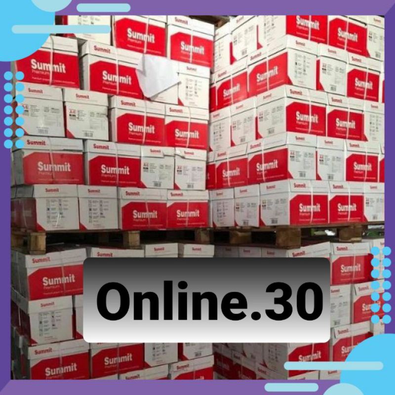 Giấy in A4 Summit DL70gsm nhập khẩu indonesia