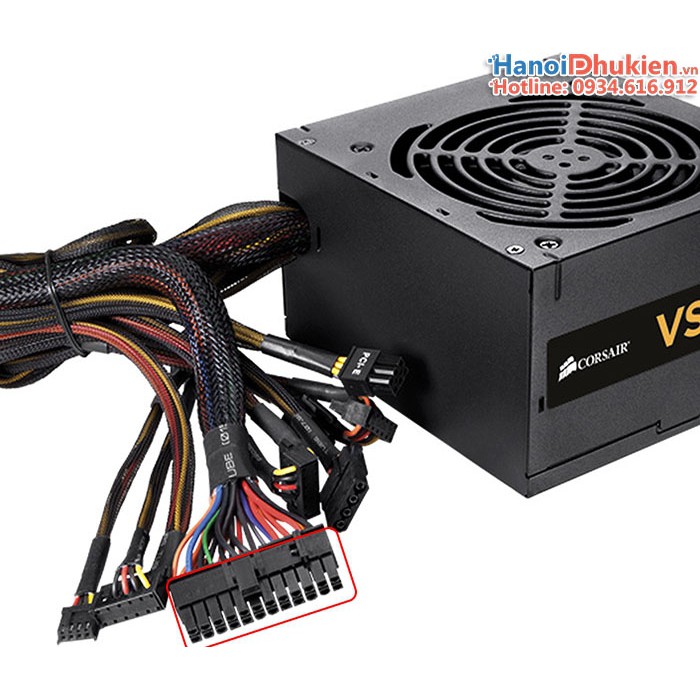 Dây cáp nối dài nguồn PSU ATX 24pin dài 30cm