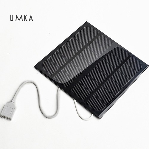 ☆Tấm Pin Năng Lượng Mặt Trời 6V 3W 600MA Cho Điện Thoại