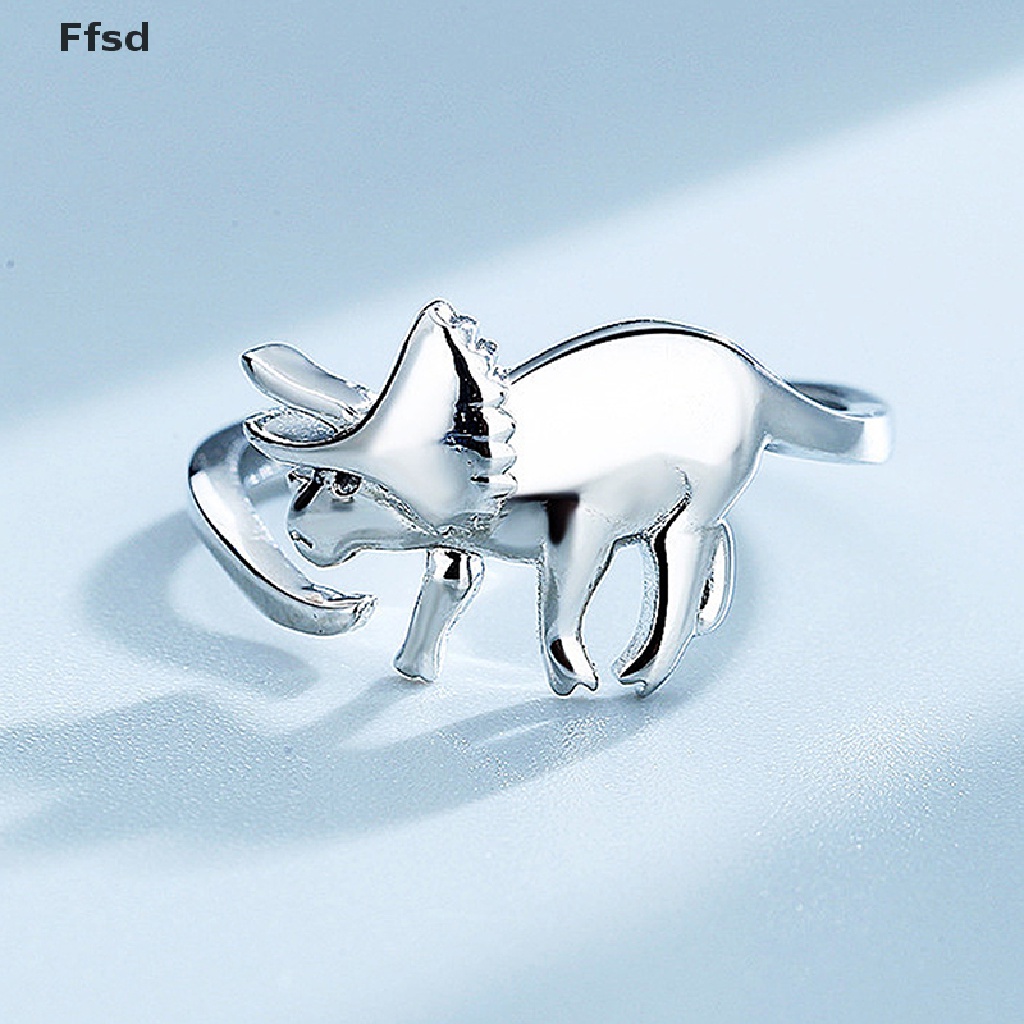 {Ffsd} Nhẫn Hình Khủng Long Brontosaurus Stegosaurus Có Thể Điều Chỉnh Kích Cỡ Cho Nữ