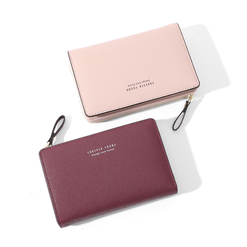 Ví Bóp Nữ Mini Cầm Tay FOREVER YOUNG Đựng Tiền Nhiều Ngăn Tiện Dụng Chất Da Xước Cực Đẹp FY49 - Micocah Mall | BigBuy360 - bigbuy360.vn