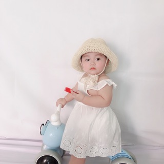 Set váy kèm quần vải xô mát mịn