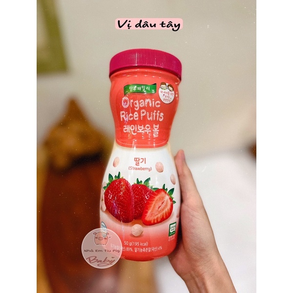 BÁNH BỎNG GẠO ORGANIC 7m+