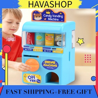 Bộ máy bán nước giải khát đồ chơi xinh xắn giáo dục cho bé Nhựa dẻo không độc hại thân thiện với môi trường an toàn