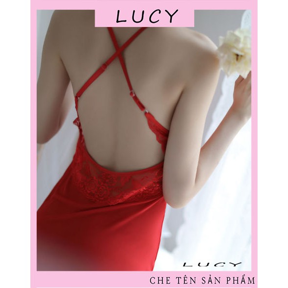 Váy Ngủ Sexy 1710, Vải Mỏng Nhìn Xuyên Thấu, Phối Ren Đẹp Mắt, Gợi Cảm | BigBuy360 - bigbuy360.vn