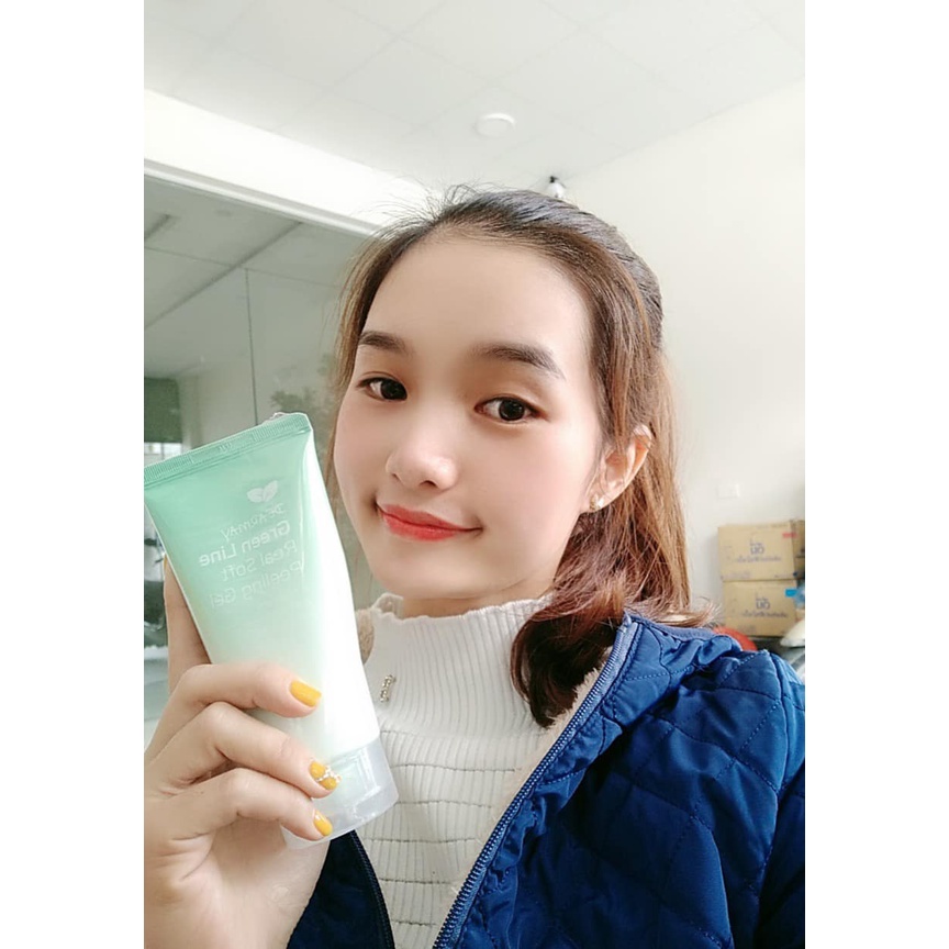 TẨY TẾ BÀO CHẾT DẠNG GEL DEARMAY GREEN LINE REAL SOFT PEELING 150ML CHÍNH HÃNG - 9816