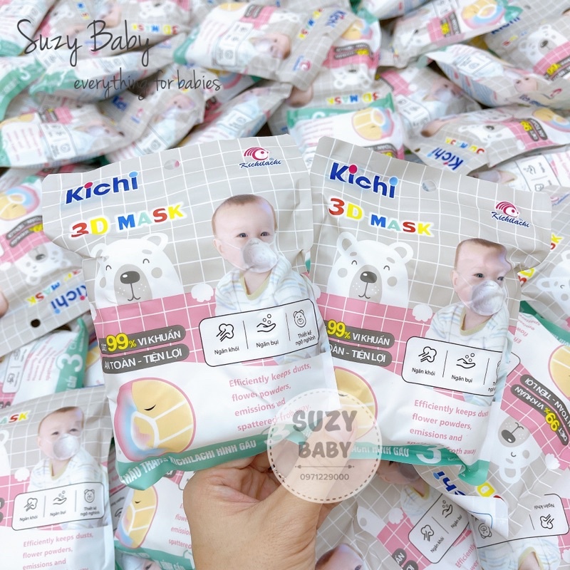 KHẨU TRANG GẤU KICHI CHO BÉ