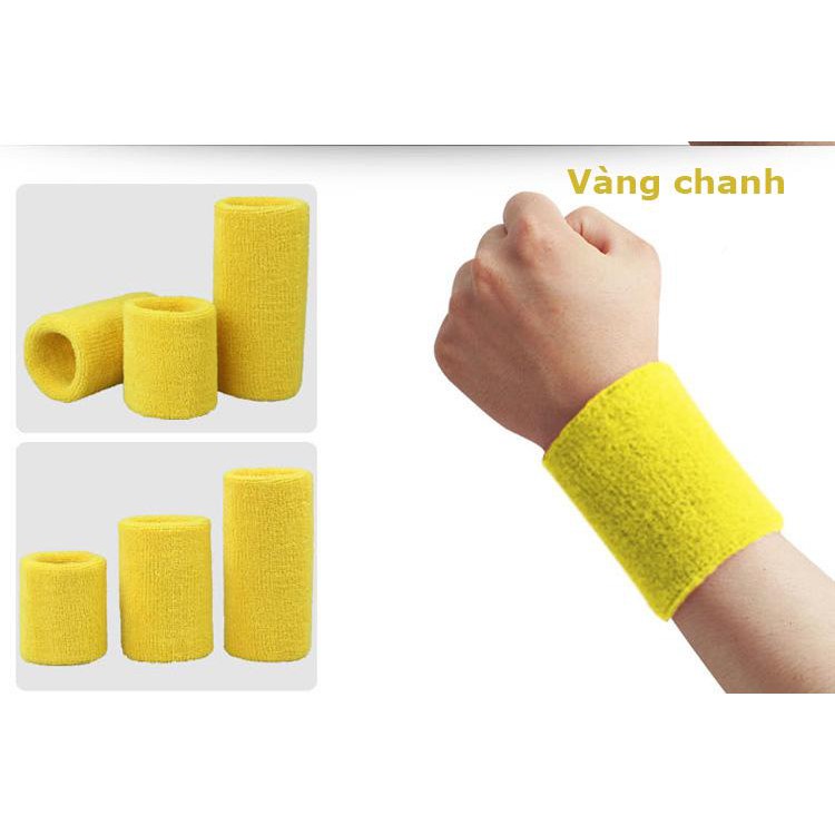 Chặn mồ hôi cổ Tay Aolikes chính hãng, Băng cổ tay chơi thể thao cầu lông, tennis A0230