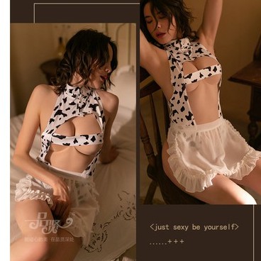 Set váy ngủ Cosplay Bò sữa siêu xinh L406 Nhà Kho TuTu | BigBuy360 - bigbuy360.vn