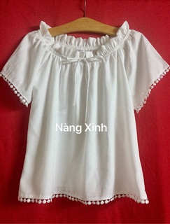 Áo kiểu tay raglan trễ vai