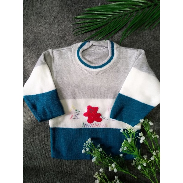 Áo Len chui đầu cho bé trai, bé gái  từ 4-9kg