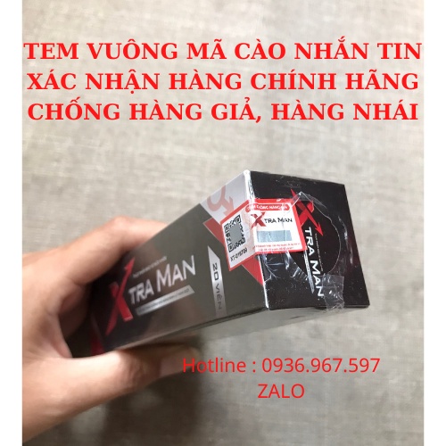 [ TEM VUÔNG MÃ CÀO] Xtraman Viên Sủi Chính Hãng ❤️[ CHÍNH HÃNG ] ❤️ Tặng Kèm Bao Cao Su Storm Xịn ( che tên khi giao)