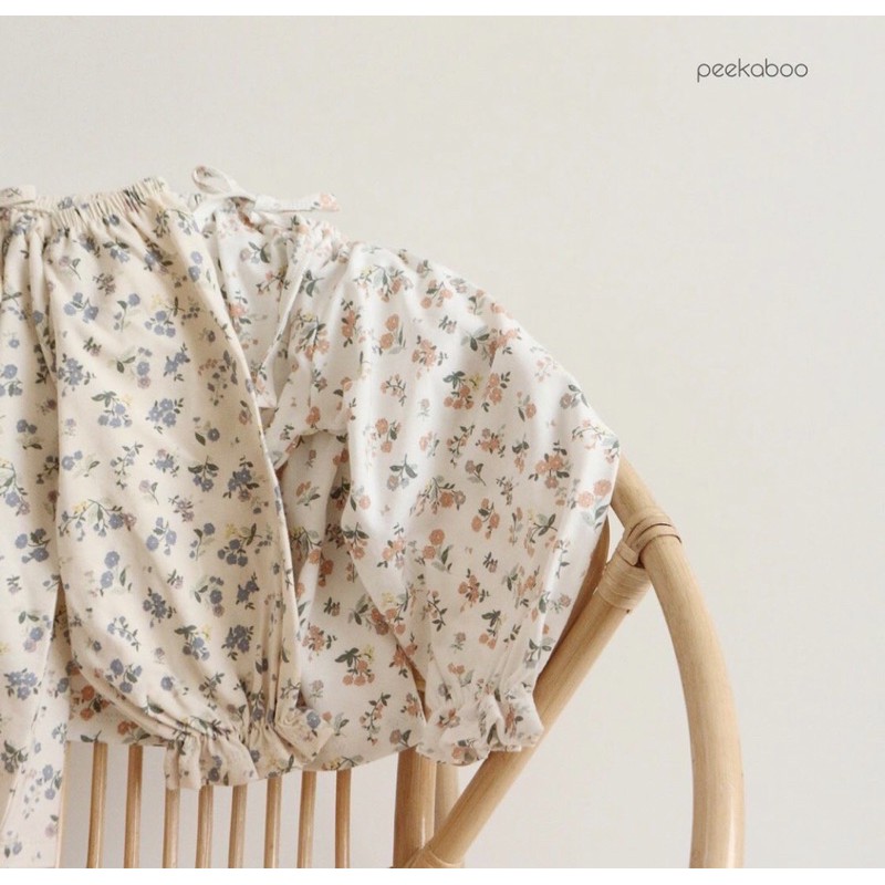 Bộ rời hoa nhí cho mẹ&bé gái diện #peekaboo