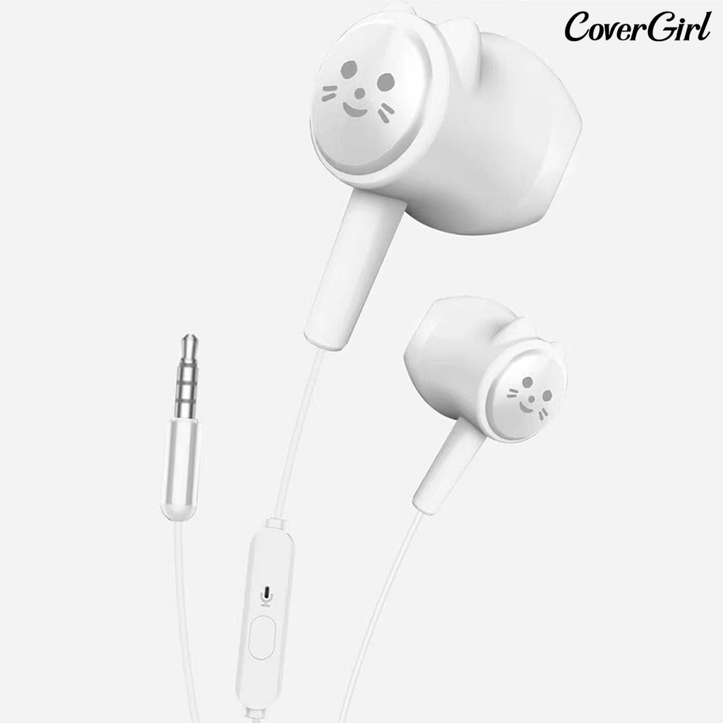 Tai Nghe Thể Thao Bằng Nhựa Hình Mèo Dễ Thương Có Dây | BigBuy360 - bigbuy360.vn