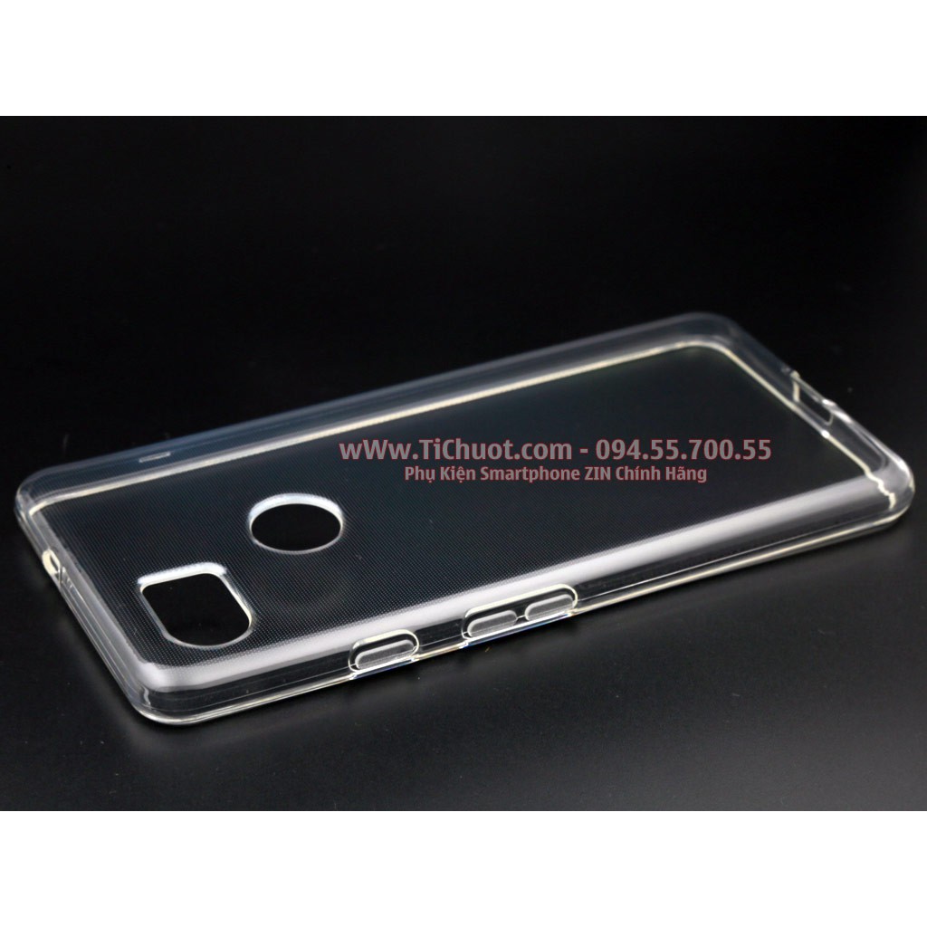 [Loại Tốt] Ốp lưng Google Pixel 2 XL Silicon Dẻo Trong Suốt