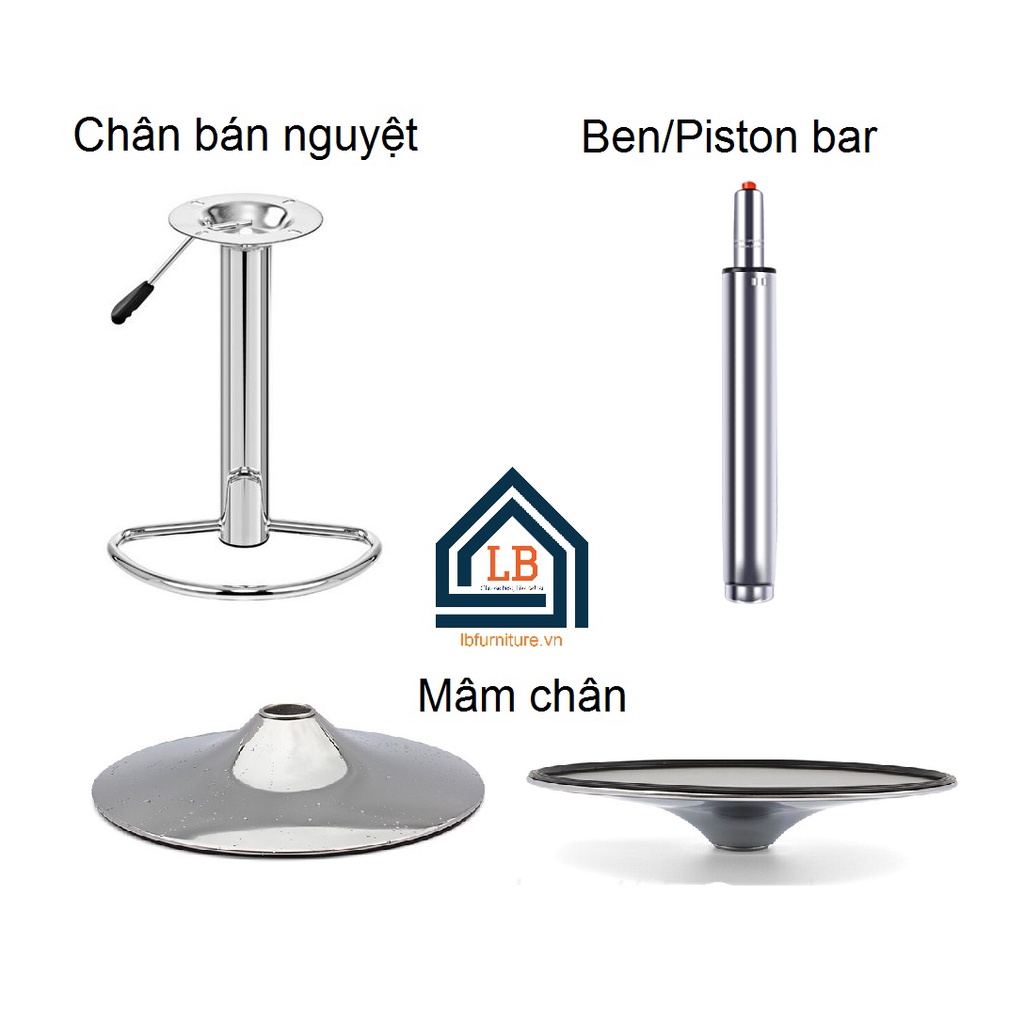 Bộ phụ kiện ghế quầy bar