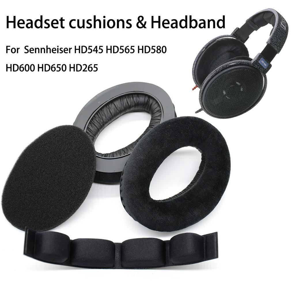Cặp miếng đệm thay thế cho tai nghe chụp tai SENNHEISER HD650 HD600 HD580 HD660 S HD565