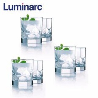 Bộ 6 ly thủy tinh thấp Luminarc Octime Diamond 300ml J4134