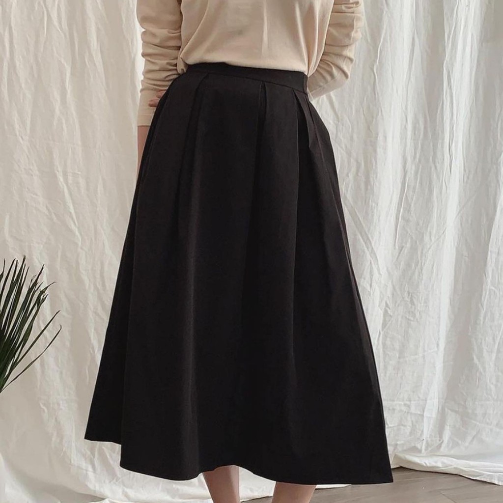 Chân váy Dài Nữ Latte Fleat Midaxi Skirt | Lana Official | BigBuy360 - bigbuy360.vn