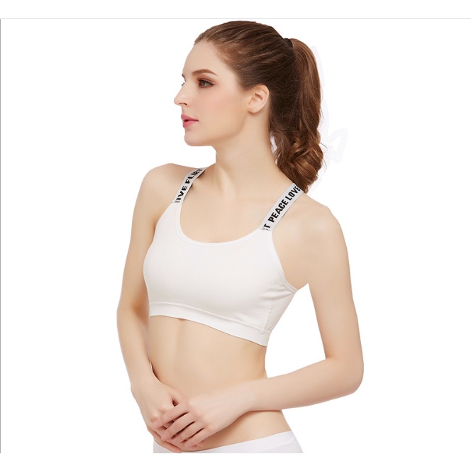 Áo bra nữ 2 dây thể thao cá tính, Áo lót không gọng đệm mút mỏng ôm ngực LANIXA B1102