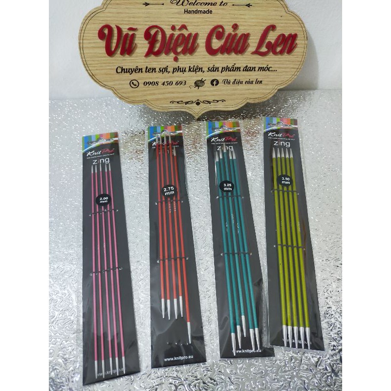 Bộ kim đan 2 đầu Knitpro Zing