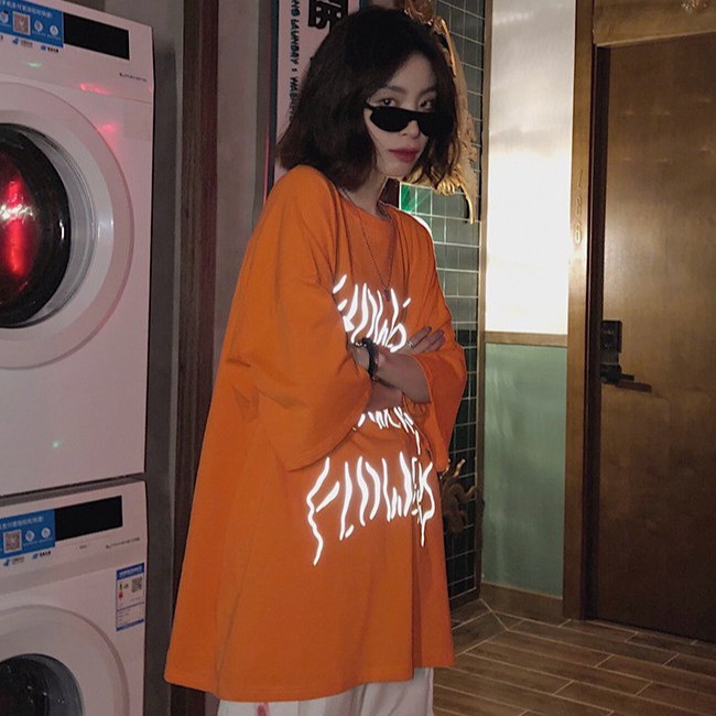 ÁO THUN PHẢN QUANG FLOWERS UNISEX OVERSIZED