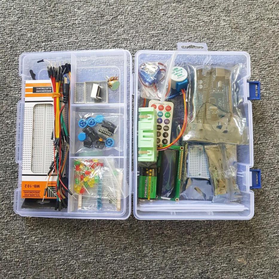 Bộ Kit Học Tập Arduino UNO R3 Cơ Bản, Arduino Starter Kit, Bộ Arduino V1 Đầy Đủ