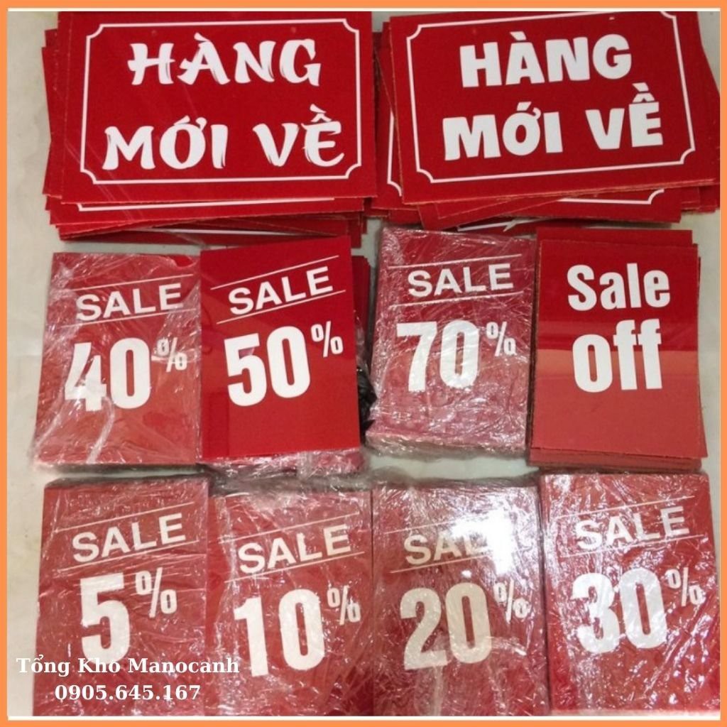 Biển Giảm Giá, Bảng Sale, Kẹp Quảng Cáo
