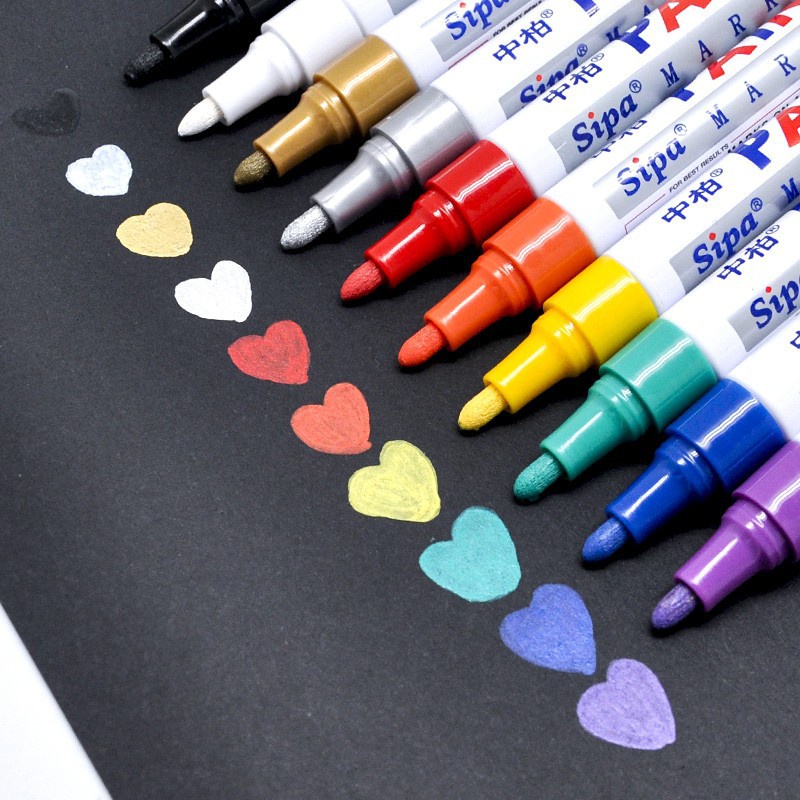 Bút Sơn/ Bút Repaint/ Bút Vẽ Giày/ Bút Vẽ Lốp Sipa Paint Marker Thần Thánh   🍀 Clovershop68 🍀