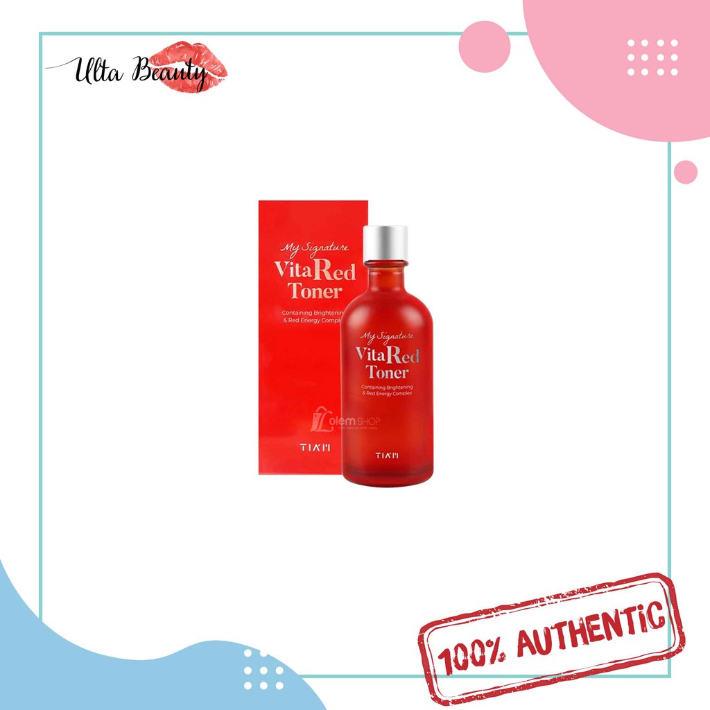 Nước Cân Bằng Da Tia’m My Signature Vita Red Toner (130ml)