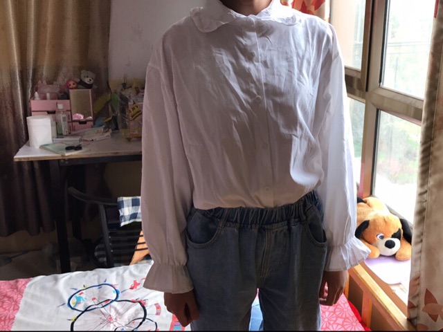 Áo ulzzang sơ mi tay bồng | BigBuy360 - bigbuy360.vn