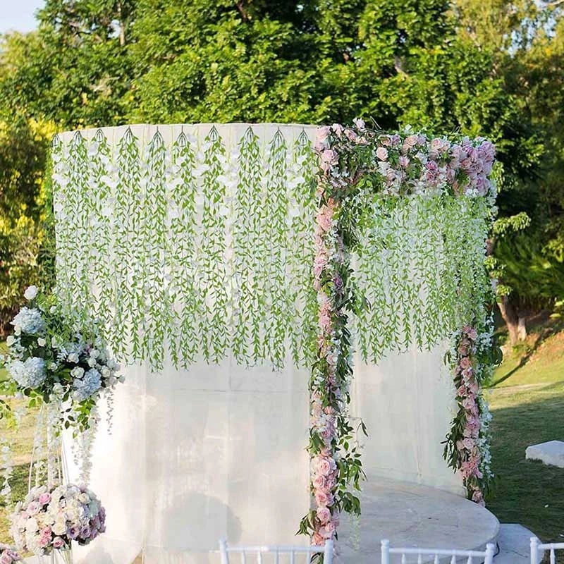 Dây Lá Liễu Nhân Tạo 104CM Treo Tường Trang Trí Nhà Cửa / Tiệc Cưới DIY