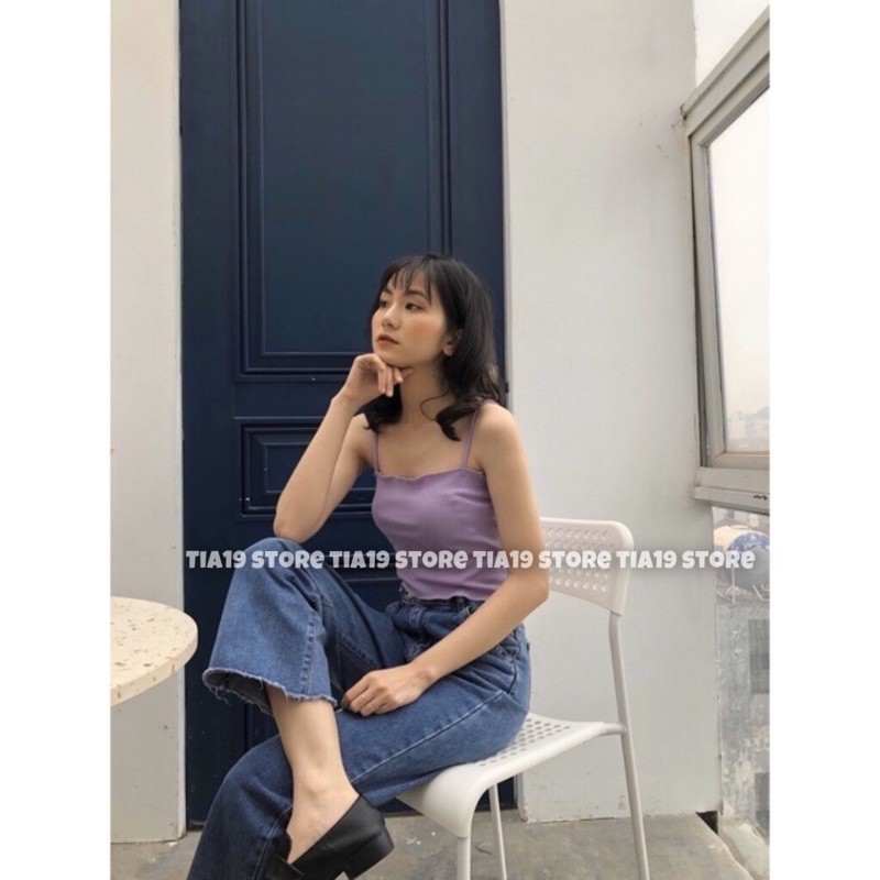 Áo hai dây cuốn biên Tia19