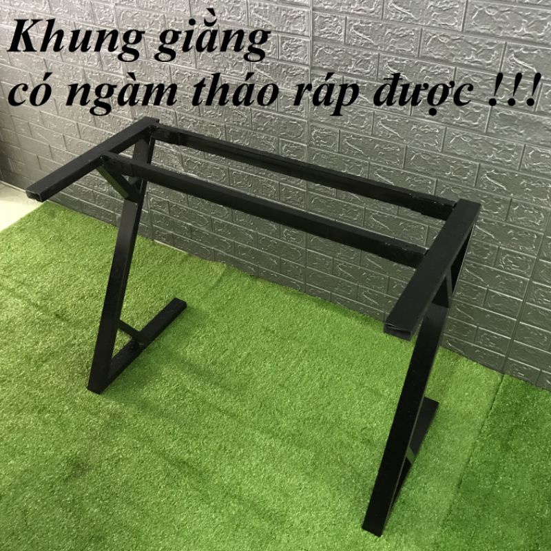 Bàn làm việc chữ Z (R60xD120xC35cm) ngồi cùng ghế gaming hiện đại mặt gỗ MDF đen siêu sang