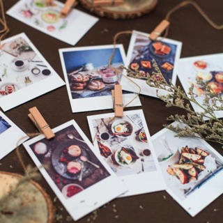 In ảnh polaroid giấy lụa có tặng kẹp ( Giá Rẻ )