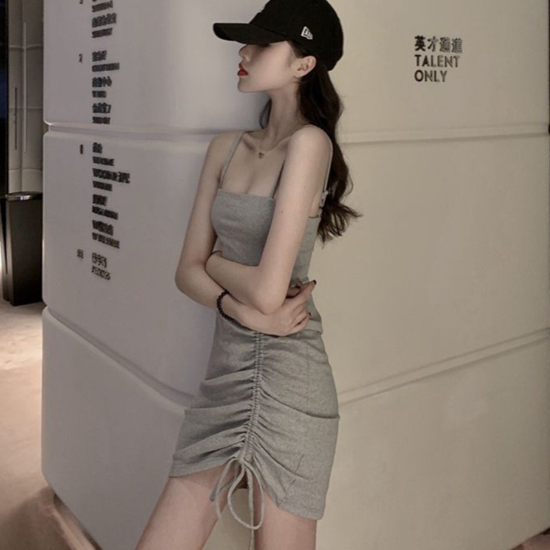 Đầm dây ôm dáng trễ vai quyến rũ cho nữ | BigBuy360 - bigbuy360.vn