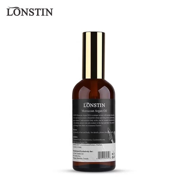 [ CHÍNH HÃNG ] Tinh Dầu Lonstin Moroccan Argan Oil Chăm Sóc Tóc Tự Nhiên 100ML