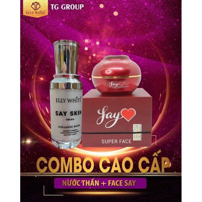 combo kem và serum collagen elly