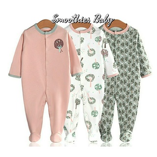 TÚI 3 SLEEPSUIT BỘ LIỀN QUẦN DÀI CÓ VỚ - Ngủ ấm áp - Bé dưới 11kg