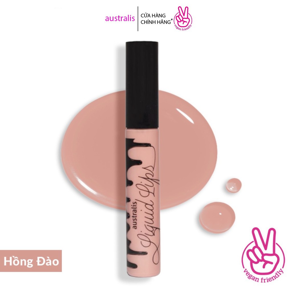 Son Kem Lì Mượt Môi Australis Liquid Lips Matte Lip Cream